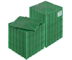 Sujungiami drenažo kilimėliai 310x310 mm. 50 vnt.. juodi