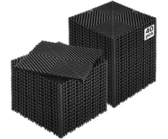 Sujungiami drenažo kilimėliai 310x310 mm. 40 vnt.. juodi