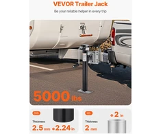 Sukamas priekabos keltuvas dinaminė apkrova 2267 kg (5000 lbs) kėlimas 292-653 mm su varžtais