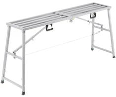 Sulankstoma darbo platforma (kopėčios). reguliuojamas aukštis iki 150 cm. keliamoji galia 360 kg
