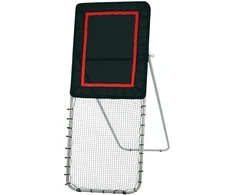 Sulankstomas atšokimo tinklas lakrosui. tinklinio. beisbolo ir softbolo treniruotėms. 3x8 pėdų (914 x 2438 mm). juodas