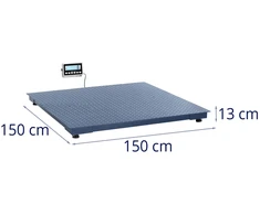 Svarstyklės Platforminės svarstyklės 3000 kg