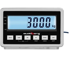 Svarstyklės Platforminės svarstyklės su LCD ekranu 120 x 120 cm 3000 kg