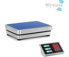 Svarstyklės Platforminės svarstyklės WiFi 100 kg / 001 g sidabro/mėlyna