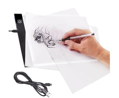 Šviečianti eskizų lenta BERIMAX 6RP-4WK A3, 3 W, 3 ryškumo režimai, 47x34,5 cm