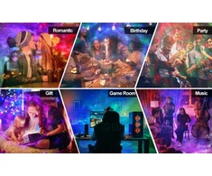 Šviesos efektas su lazeriu BERIMAX 7RP-9HK RGB, 6 W, 14 režimų ir laikmatis