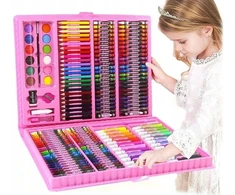 Tapybos-piešimo rinkinys lagamine BERIMAX 7UD-1HZ 168 vnt.