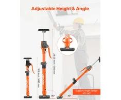 Teleskopinės atramos strypai 2 vnt. 48-75 cm apkrova iki 100 kg