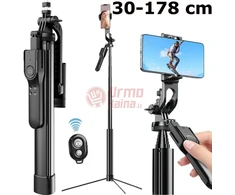Teleskopinis trikojis stovas telefonui 178 cm VG02