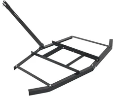 Tempiamas grėblys 1670 mm Q235 plieno su reguliuojamomis juostomis ir kabliu