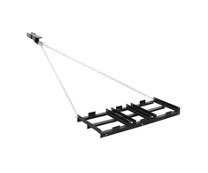 Tempiamas grėblys su grandine 122x50 cm žvyro takams ir vejai ATV/UTV suderinamas