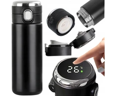 Termo puodelis BERIMAX Q6H-4ZNT su ekranu, 420 ml