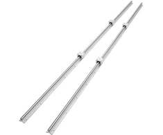 Tiesiaeigių kreipiančiųjų komplektas SBR20 2 vnt. 2200mm 4 guoliai
