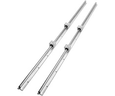 Tiesiaeigių kreipiančiųjų komplektas SBR20 2 vnt. 1500mm 4 guoliai