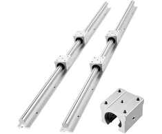 Tiesiaeigių kreipiančiųjų komplektas SBR25 2 vnt. 1200mm 4 slydimo blokai