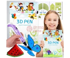Trafaretų knygelė 3D piešiniams