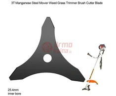 Trimerio peilis 3 dantų 25 cm 25.4 mm