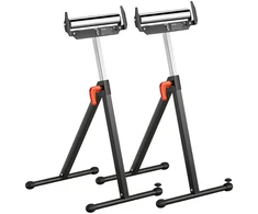 TV staliukas Sulankstomi ritininiai stovai. 2 vnt.. keliamoji galia 113 kg. reguliuojamas aukštis 686-1092 mm
