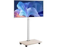 TV vežimėlis su ratukais. ekranams iki 1778 mm. apkrova iki 45 kg. pasukamas 25°