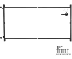 Tvoros vartų rėmo konstravimo rinkinys. plotis 1524-2438 mm. aukštis 1219-1524 mm