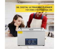 Ultragarsinis valiklis 30 L talpos nerūdijančio plieno su skaitmeniniu ekranu