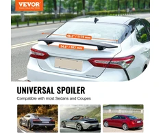 Universalus galinis automobilio spoileris. 1175 mm. ABS. blizgiai juodas