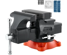 Universalus spaustuvas maks. atvėrimas 140mm 360° besisukantis pagrindas