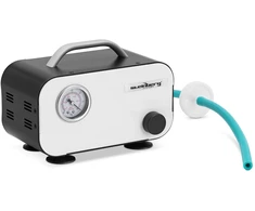 Vakuuminė pompa su manometru 15 l/min 30 W balta/juoda