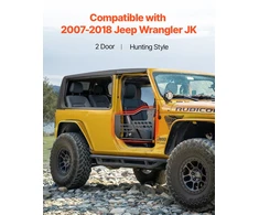 Vamzdinės Jeep durys. 2 durų. guminės įvorės. Wrangler JK 2007-2018
