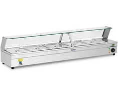 Vandens šildytuvas 2200W 30L + 5x GN1/2 indai nerūdijantis plienas
