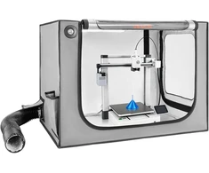 Vėdinamas 3D spausdintuvo gaubtas su LED apšvietimu. Oxford audinys. Bambu Lab A1 Combo