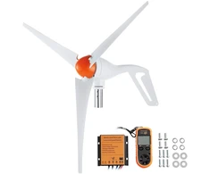 Vėjo generatoriaus komplektas 500W. 12V. 3 mentės. su MPPT valdikliu