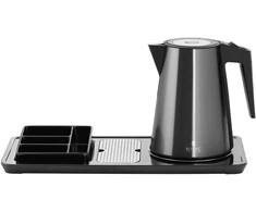Virdulys Elektrinis virdulys su padėklu 1,2L, 1800 W, juodas