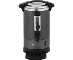 Virimo aparatas Pilkas kavos ir arbatos virimo aparatas su kraneliu ir padėklu 6 l 950 W juodas