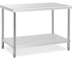 Virtuvinis stalas su apatine lentyna 120x70 cm