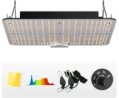 Viso spektro LED auginimo lempa augalams. 150 W. 120-277 V. aliuminio korpusas. vidaus šiltnamiams