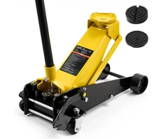 Žemo profilio grindinis keltuvas 3T vienas stūmoklis su pedalu aukštis 130-500 mm
