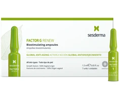 SESDERMA FACTOR G GLOBAL ANTI-AGING AMPULĖS, 7x1,5 ML