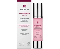 SESDERMA RESVERADERM ANTIOKSIDACINIS GELINIS VEIDO KREMAS, 50 ML
