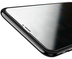 Dėklas 3D PRIVATUMAS Apsauginis stiklas skirtas iPhone 15 Pro Max - Juodas