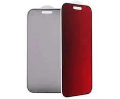 3D PRIVATUMAS Apsauginis stiklas skirtas iPhone 17 Pro // iPhone 17 // iPhone 16 Pro // iPhone 18 Pro - Raudonas