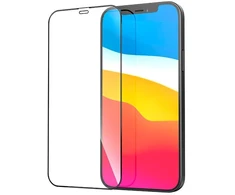 Dėklas Extra 3D Apsauginis stiklas skirtas iPhone 15 Pro Max - Juodas