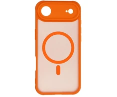 Dėklas iPhone 18 Pro // iPhone 17 Pro - Oranžinė-Skaidrus