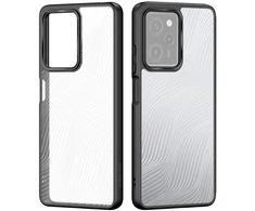 Dėklas skirtas iPhone 17e, iPhone 16e - Skaidrus-Juodas