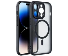 Dėklas iPhone 18 // iPhone 17 - Juodas-Skaidrus