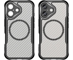 Dėklas iPhone 18 // iPhone 17 - Skaidrus-Juodas