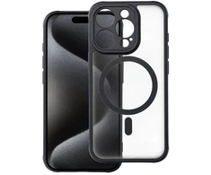 Dėklas iPhone 18 Pro // iPhone 17 Pro - Juodas-Skaidrus