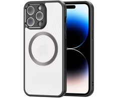 Dėklas iPhone 18 Pro Max // iPhone 17 Pro Max - Skaidrus-Juodas