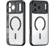 Dėklas iPhone 18 Pro Max // iPhone 17 Pro Max - Skaidrus-Juodas
