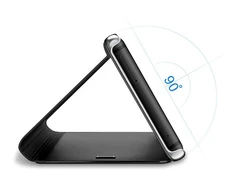 Dėklas knygutė Huawei Y6 2019, Y6s, Honor 8A - Juodas
